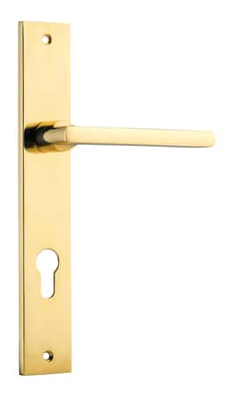 Baltimore Lever - Rectangular Euro Backplate