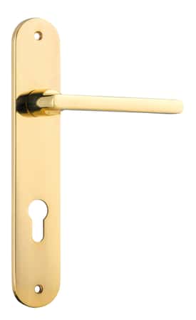 Baltimore Lever - Oval Euro Backplate