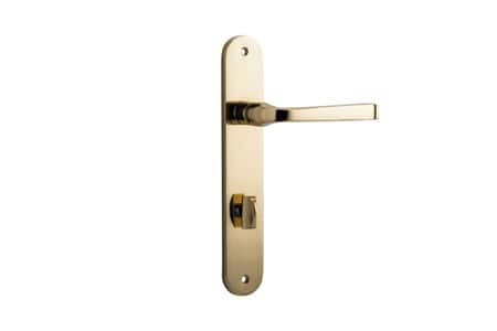 Annecy Oval Backplate Privacy Lever Only
