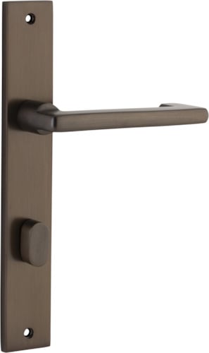 Baltimore Return Lever - Rectangular Privacy Backplate Only