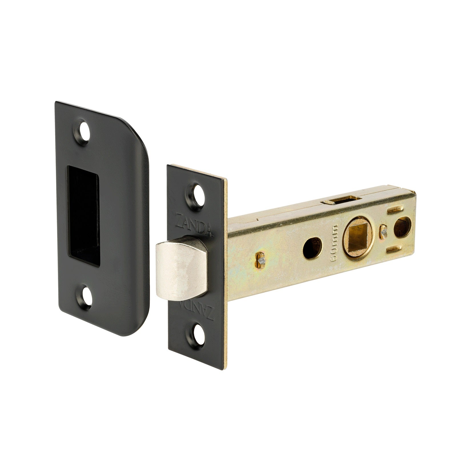 Tubular Latch, 60mm Backset