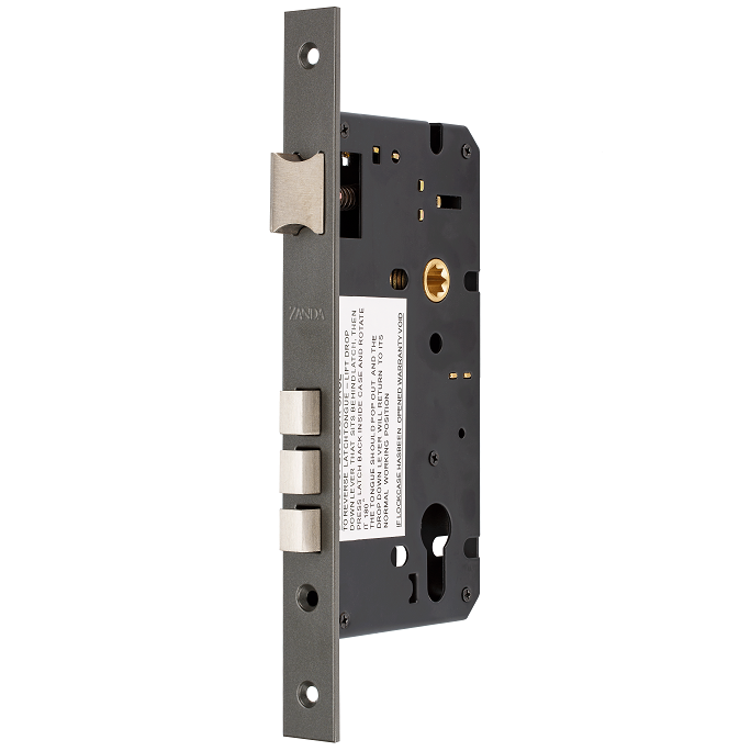 Mortice Lock, Euro Profile - 60mm backset, 86mm Case Size