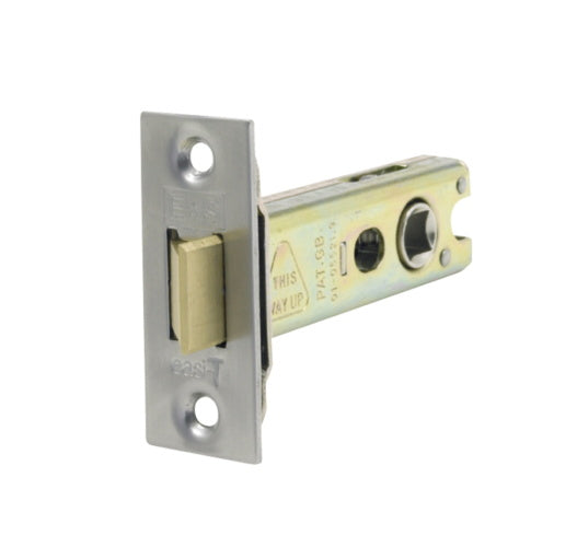 Heavy Duty Tubular Latch - 57mm Backset, 76mm Case Size