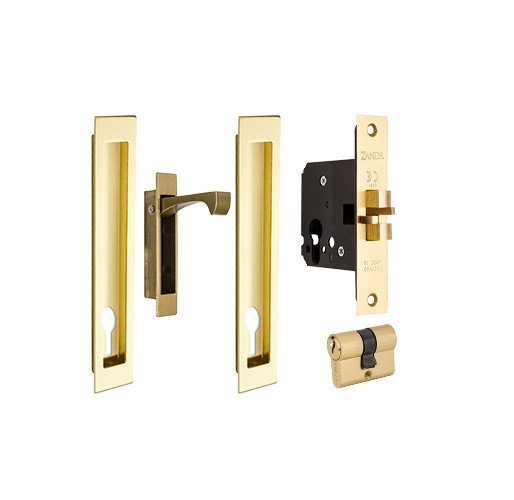 Verve Sliding Door Lock Kit, 200 x 37mm