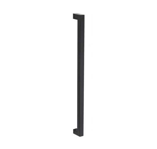 Toorak Pull Handle, 625mm (600mm Crs) - Back to Back Matt Black