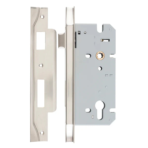 Rebated 85mm Euro Mortice Locks - 60mm Backset