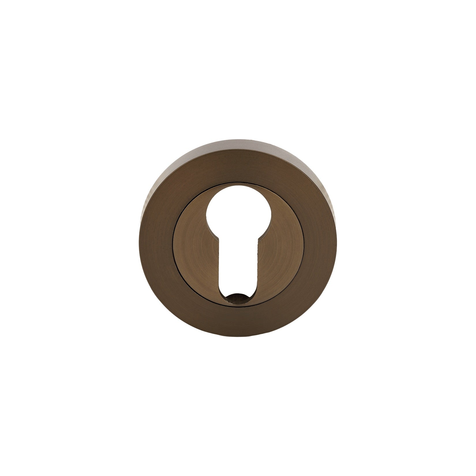 Round Euro Escutcheon – Ember Bronze