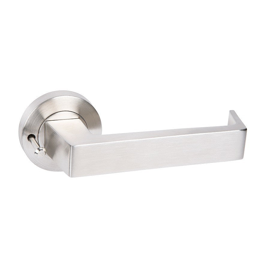 Arrow 55mm Round Rose Privacy Leverset DDA SS