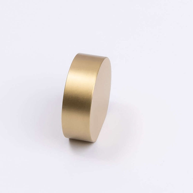 Brushed Brass Disc Cabinet Knob near me