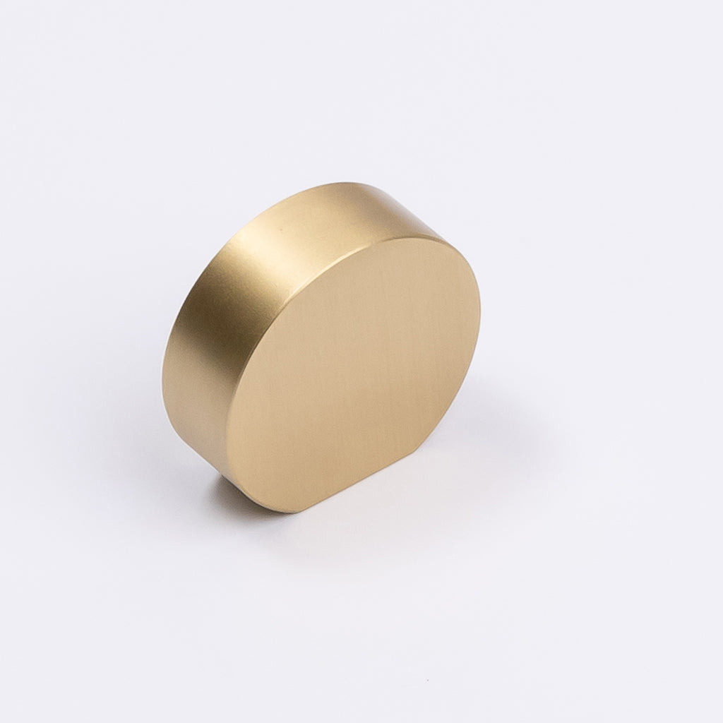 Brushed Brass Disc Cabinet Knob near me