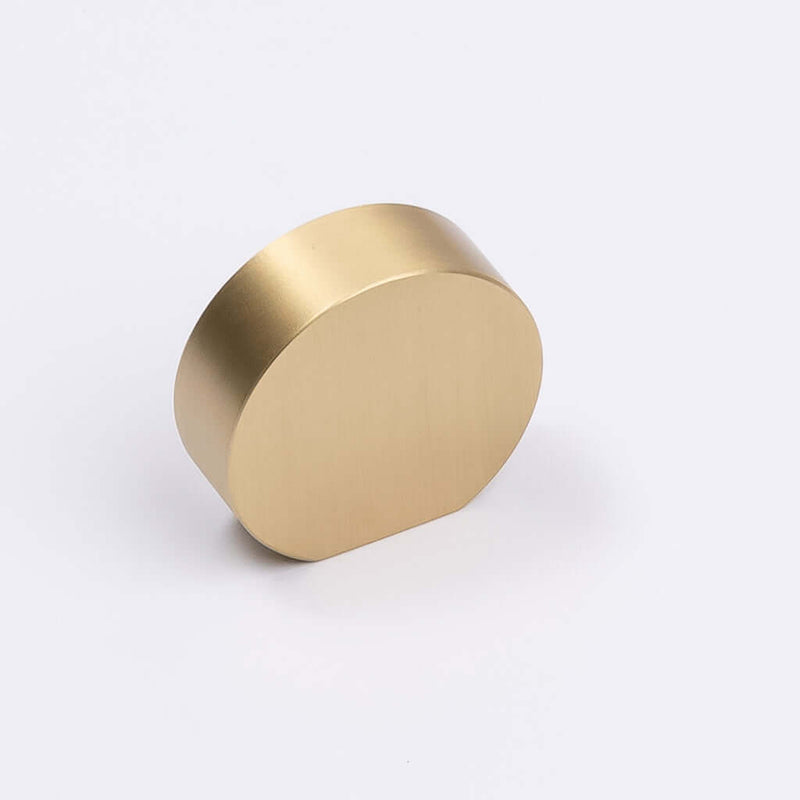 Brushed Brass Disc Cabinet Knob near me