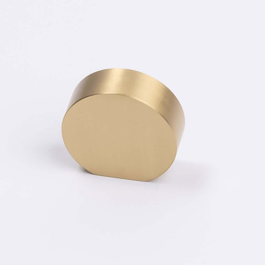 Brushed Brass Disc Cabinet Knob near me