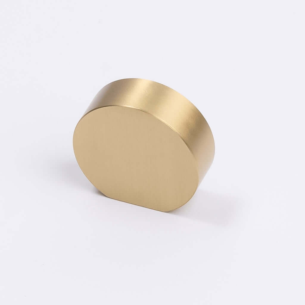Brushed Brass Disc Cabinet Knob near me