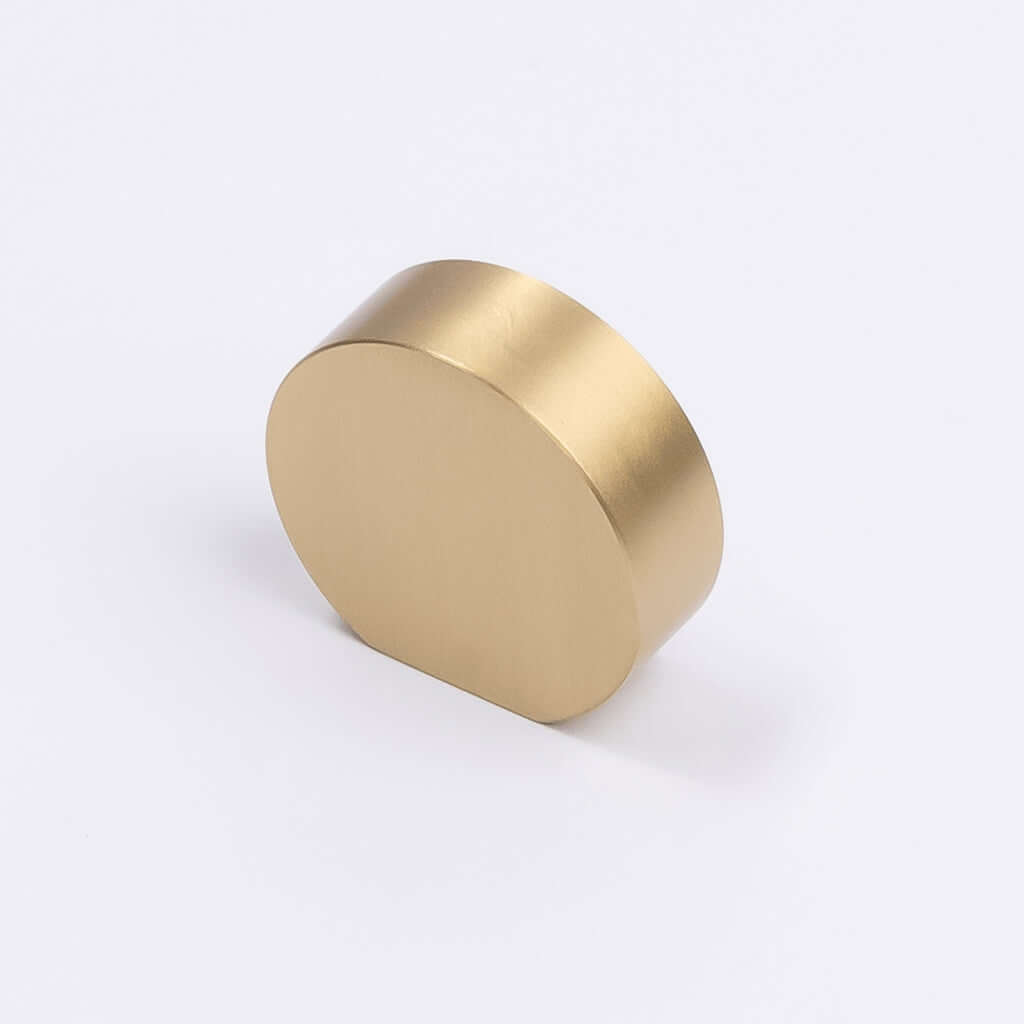 Brushed Brass Disc Cabinet Knob near me