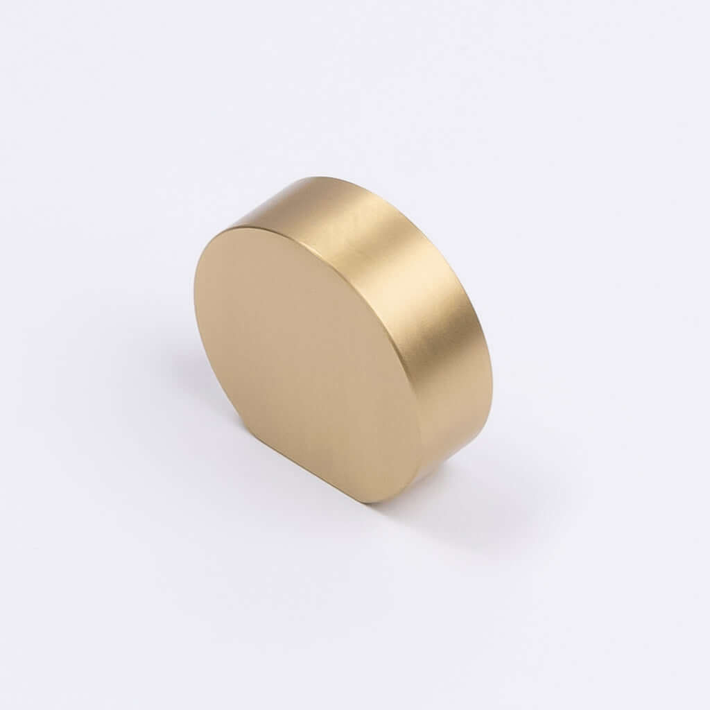 Brushed Brass Disc Cabinet Knob near me