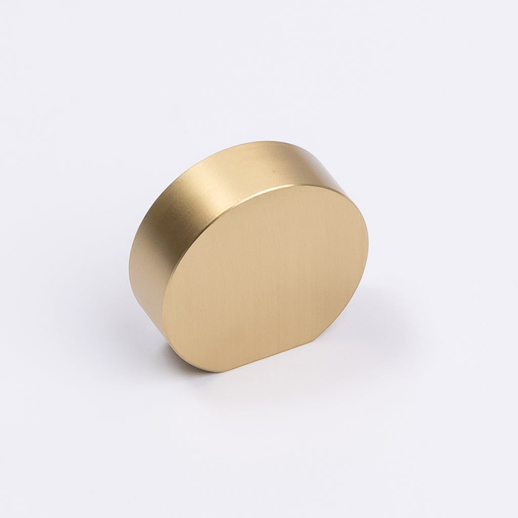 Brushed Brass Disc Cabinet Knob near me