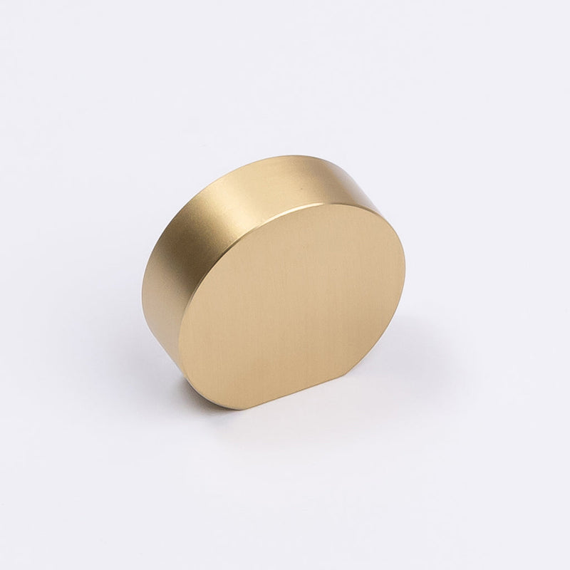 Brushed Brass Disc Cabinet Knob near me