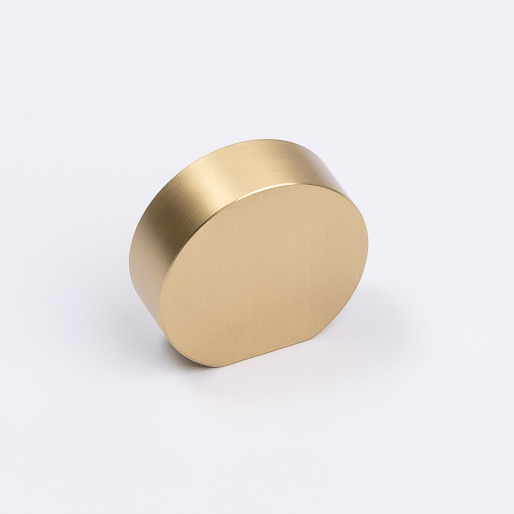 Brushed Brass Disc Cabinet Knob near me