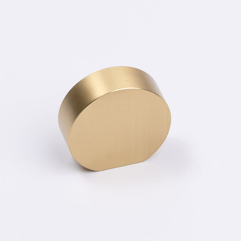 Brushed Brass Disc Cabinet Knob near me