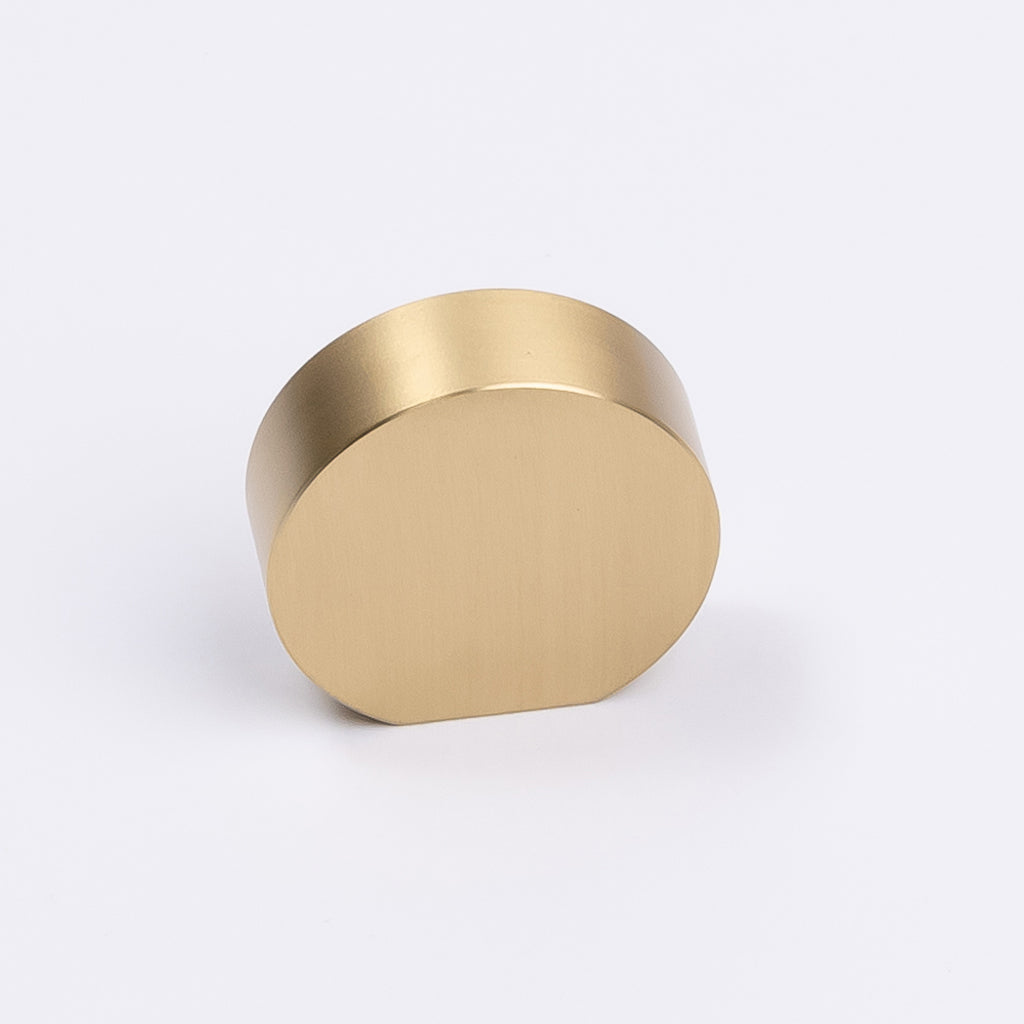 Brushed Brass Disc Cabinet Knob near me