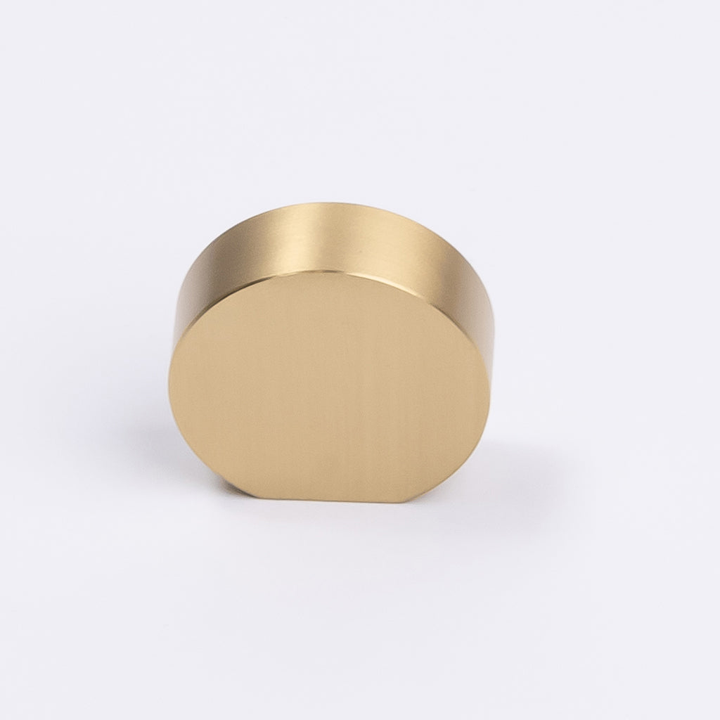Brushed Brass Disc Cabinet Knob near me