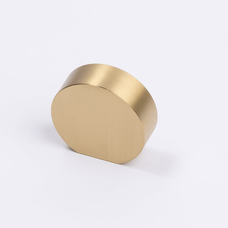 Brushed Brass Disc Cabinet Knob near me