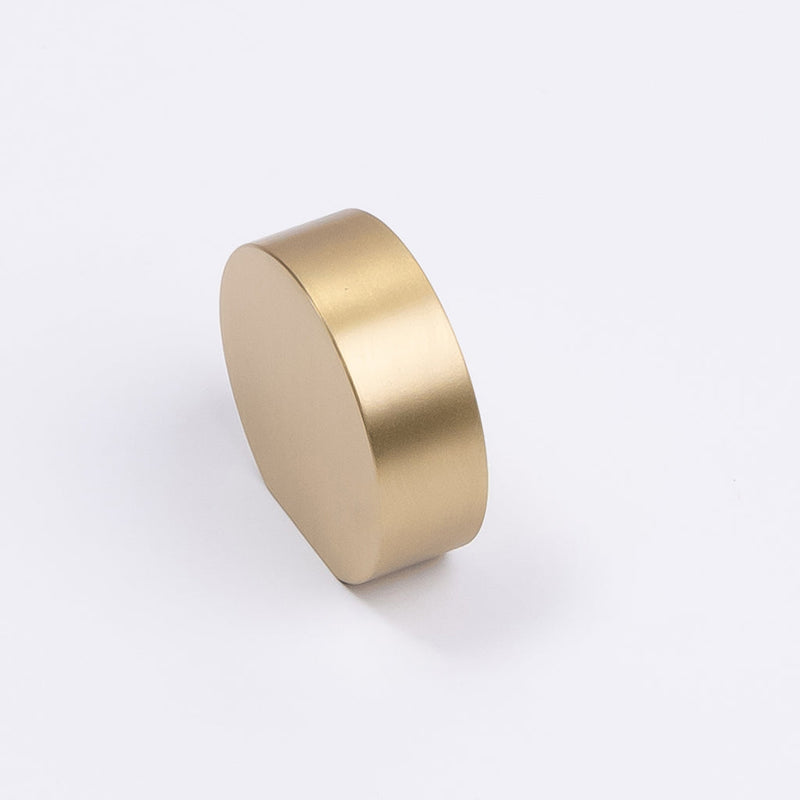 Brushed Brass Disc Cabinet Knob near me