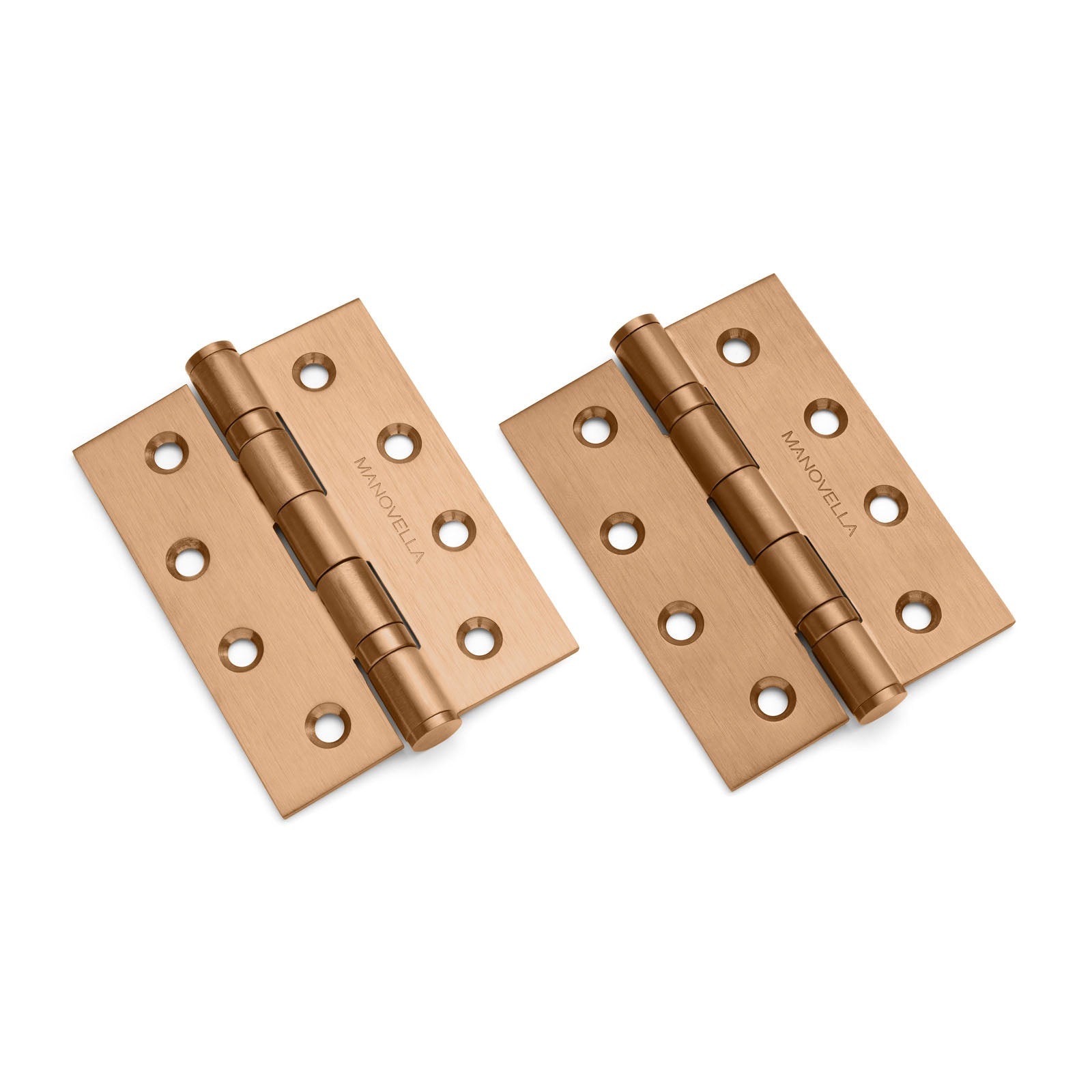 Brushed Copper Ball Bearing Hinge (Pair) 100mm x 75mm