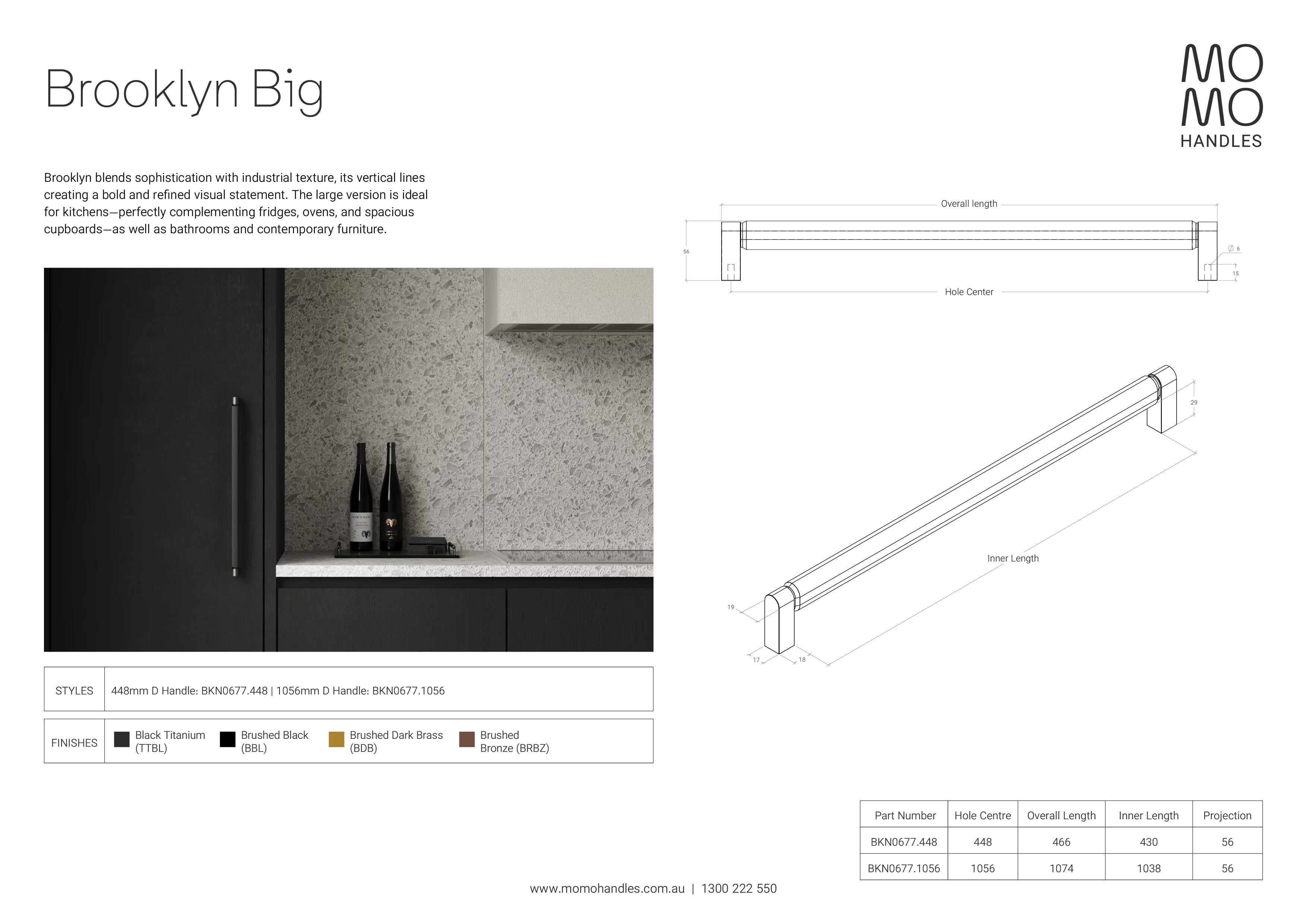 Momo Brooklyn Big D Handle