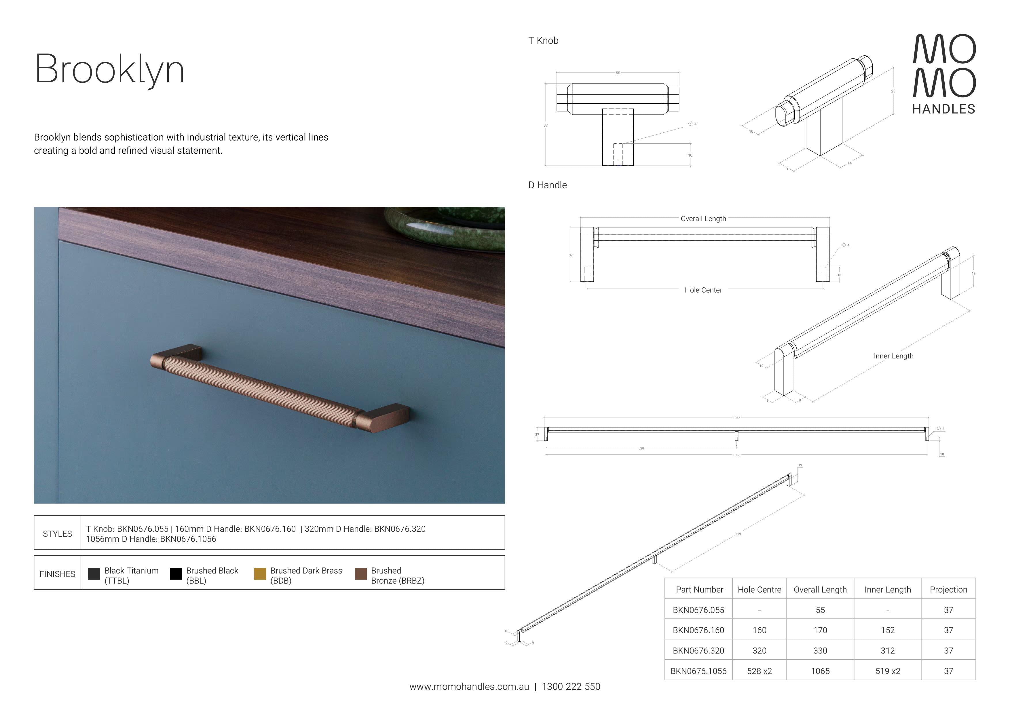 Momo Brooklyn D Handle