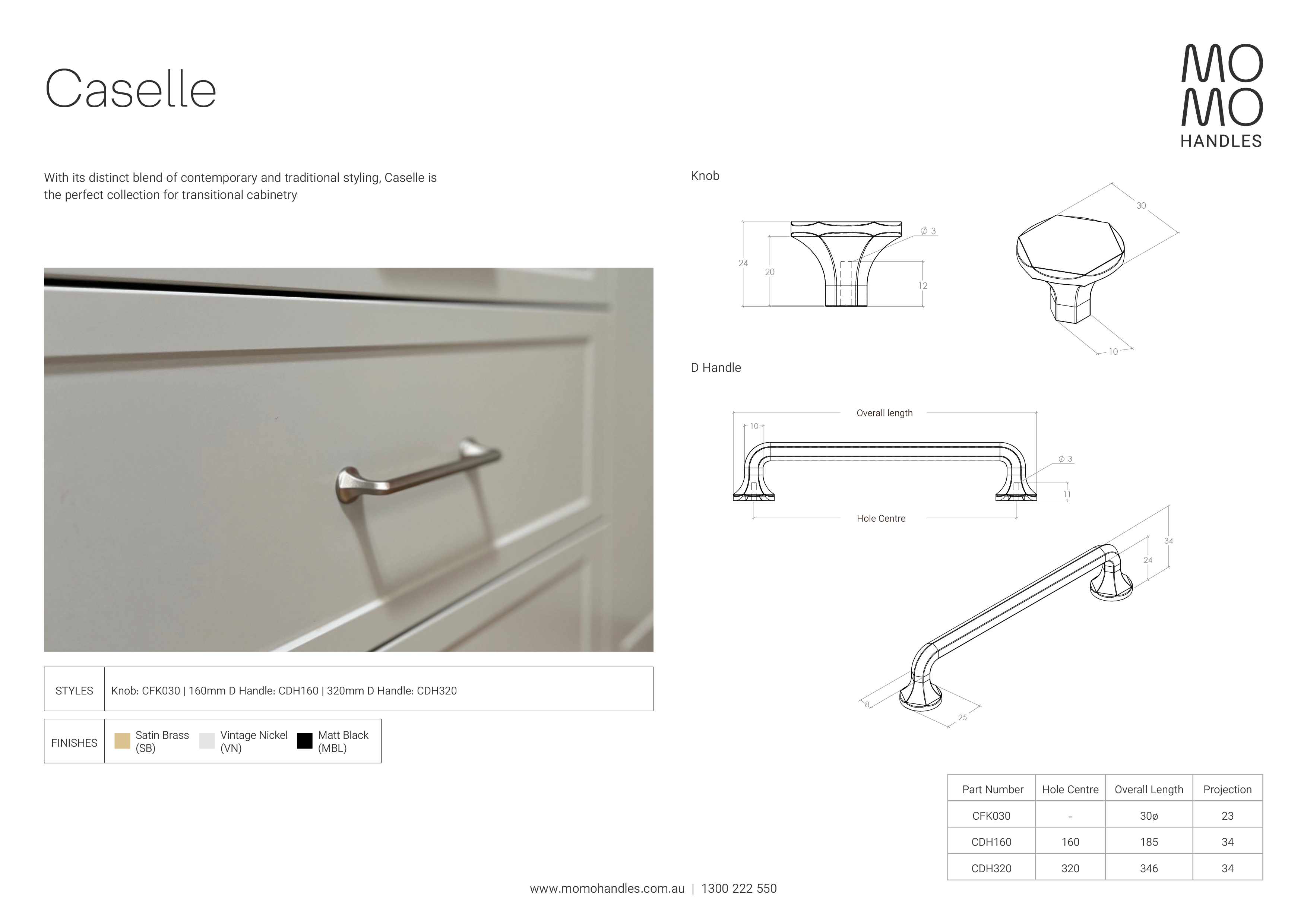 Momo Caselle D Handle