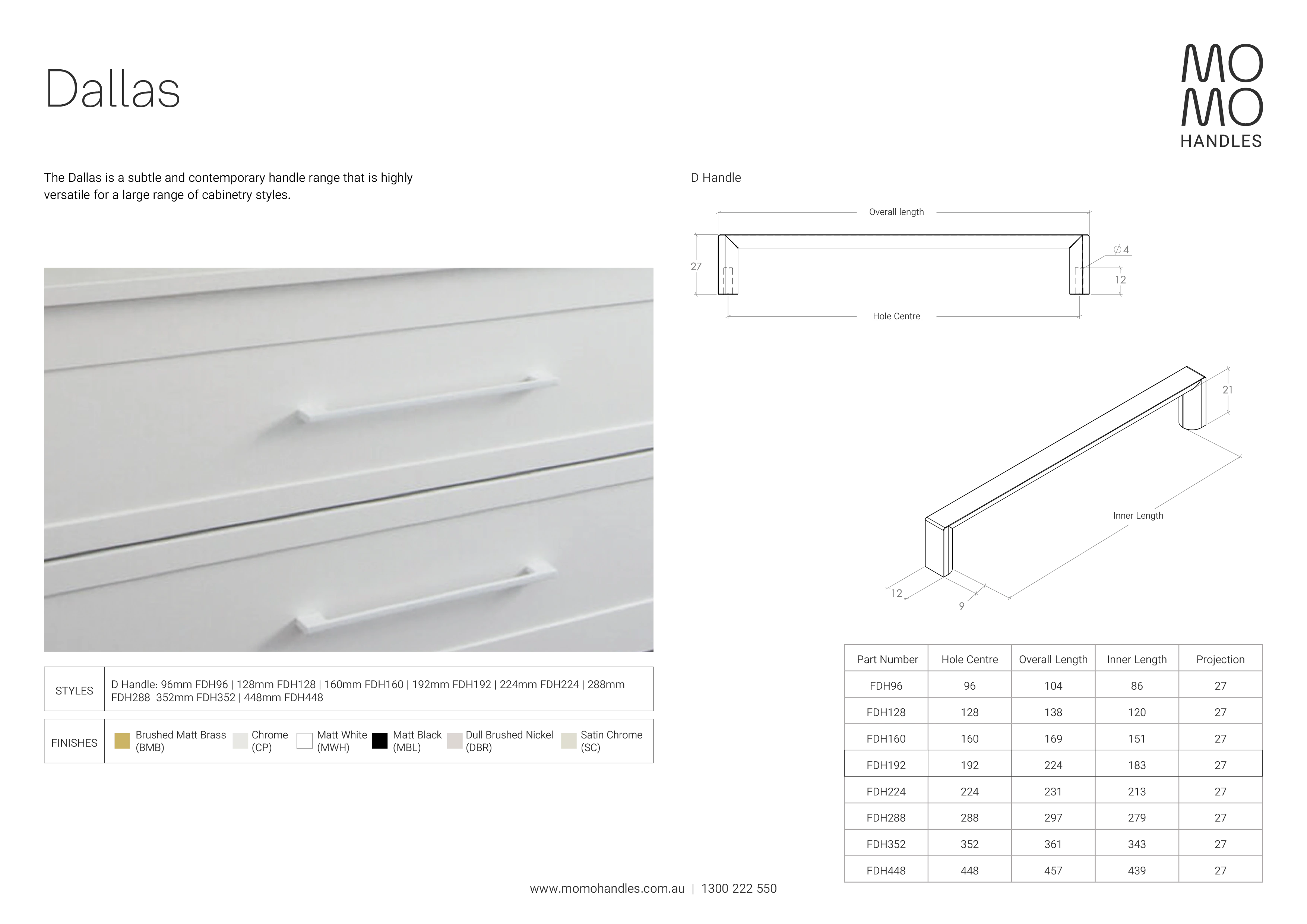 Momo Dallas D Handle