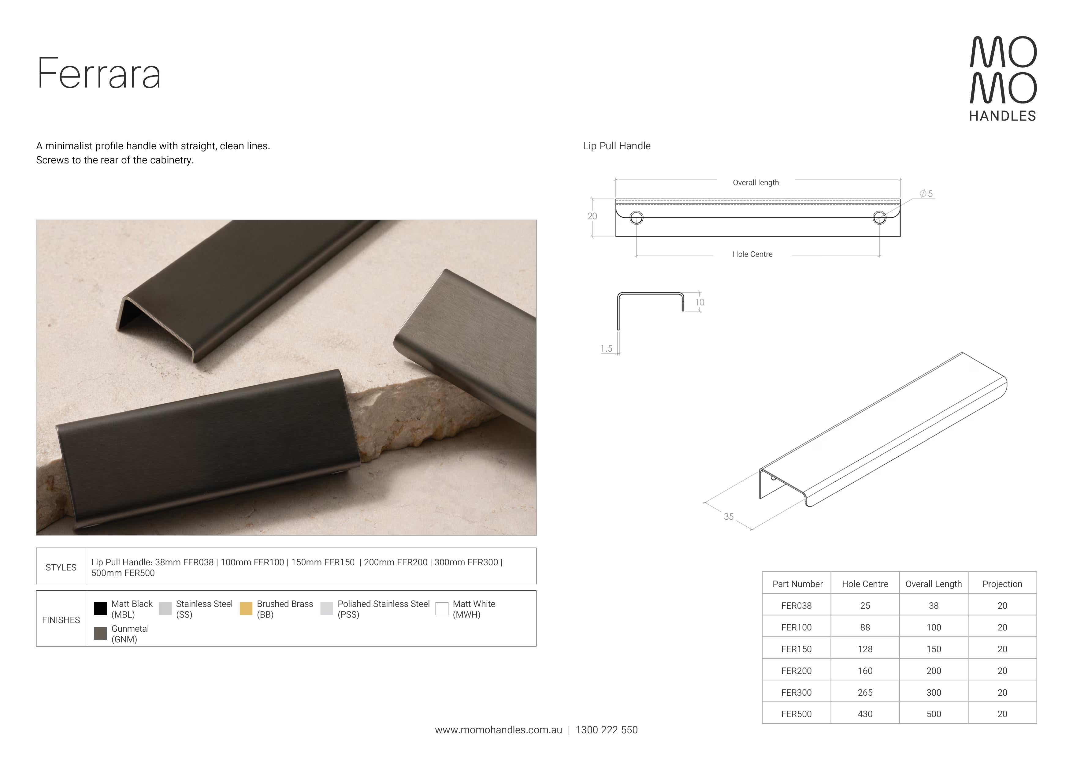 Momo Milano D Handle