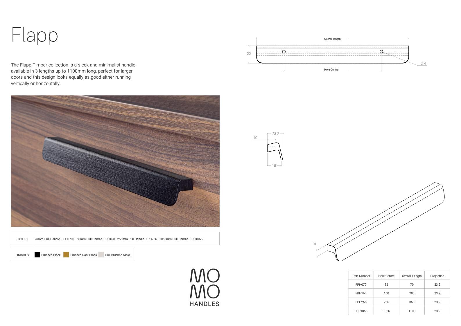 Momo Flapp Pull Handle