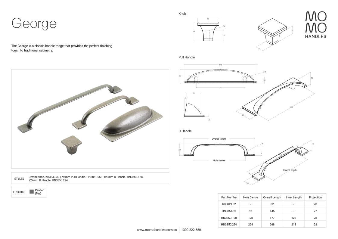 Momo George Cup Pull 96mm