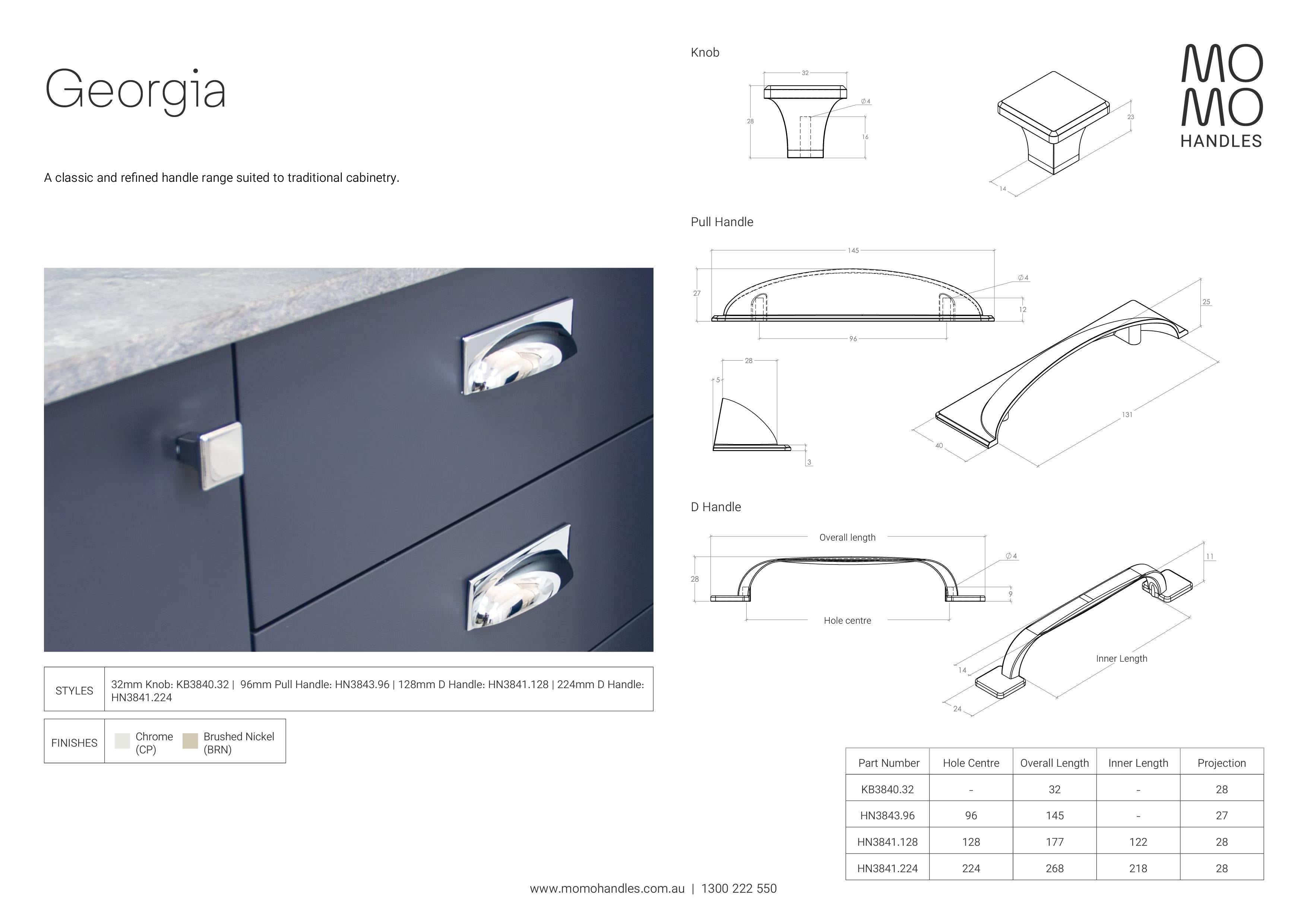 Momo Georgia D Handle