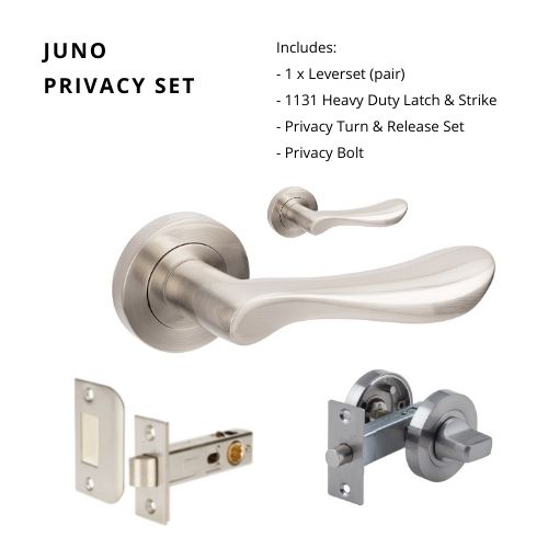 Juno Privacy Set, Includes 1131 Latch & 7032 Privacy Kit