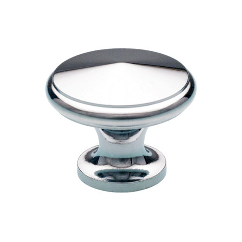 DIMPLE CUPBOARD KNOB BACK TO BACK POLISHED CHROME PAIR BR