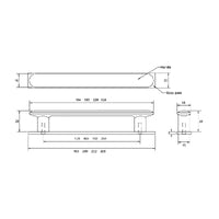 Yarra Cabinet Handles on Backplate