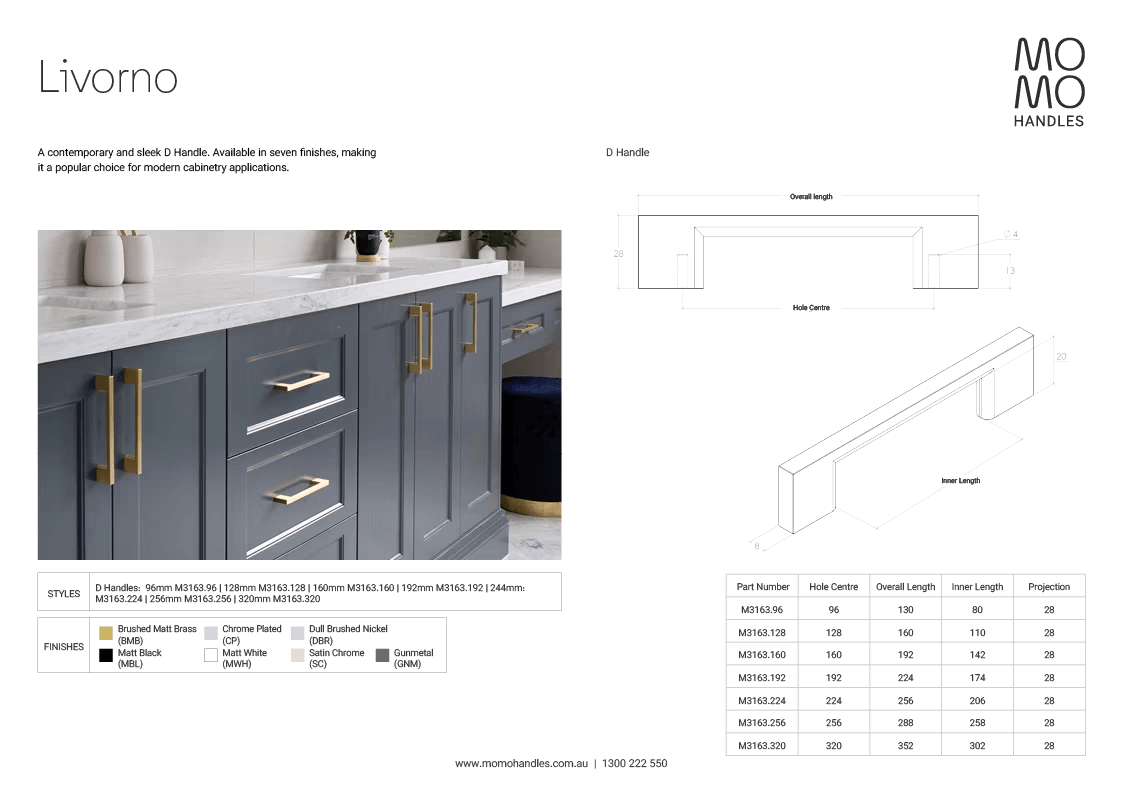 Momo Livorno D Handle