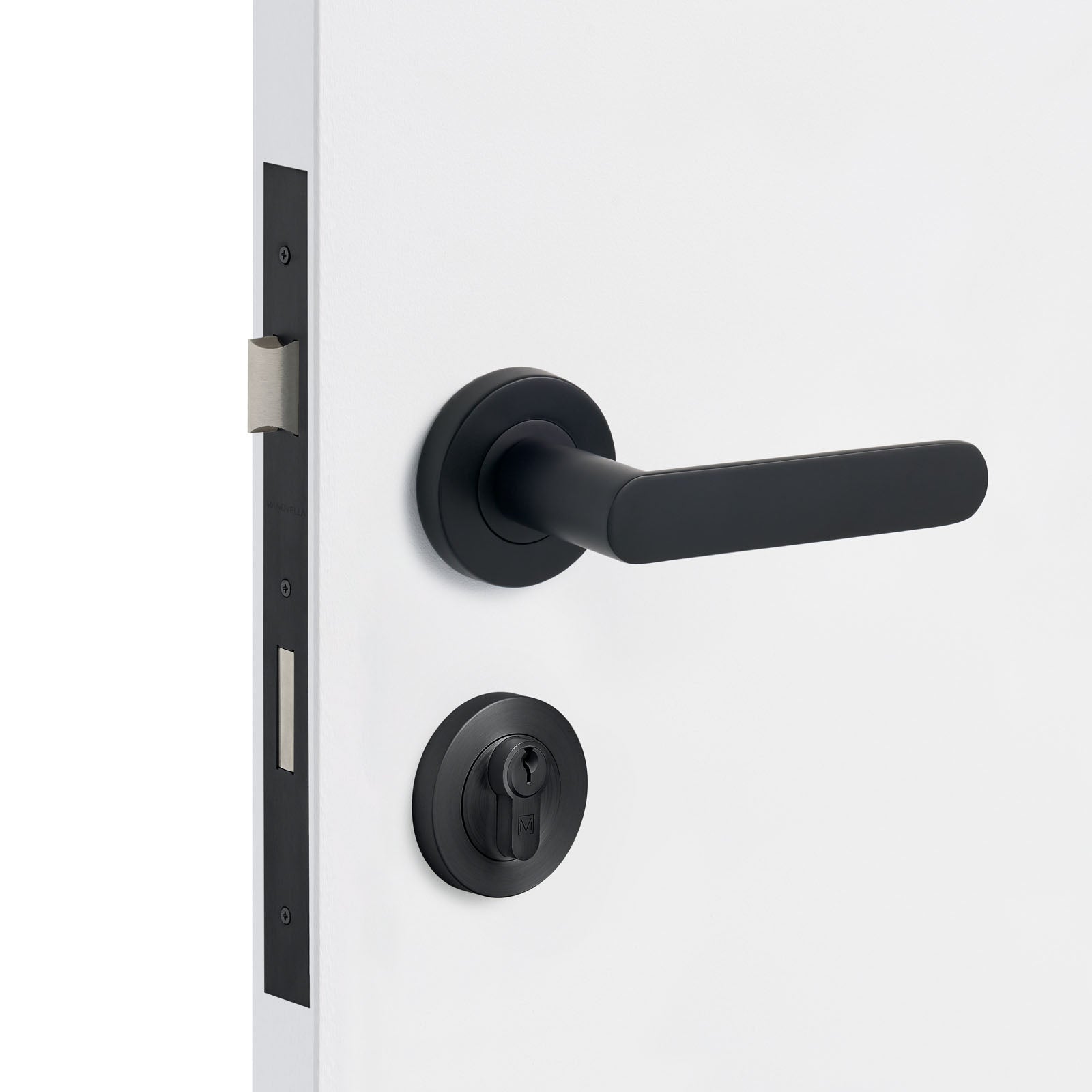 Matt Black Entrance Door Kit