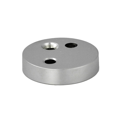 NIDUS FLOOR MOUNTED DOOR STOP RISER SATIN CHROME DSFMRIS-SC