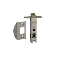 DOOR HANDLE CAPRI LEVER ON LONGPLATE PASSAGE SET LEFT HAND SATIN CHROME