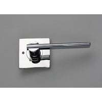 NIDUS DOOR HANDLE MEDITERRANEAN METRO SQUARE PRIVACY LEVER SET POLISHED CHROME