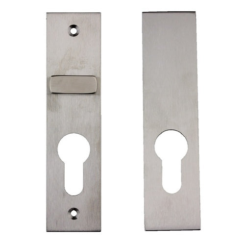 NIDUS OZI 3 SNIB ESCUTCHEON SET 303-REC-ESSN-SS RECTANGULAR TO SUIT MORTICE LOCK