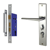 NIDUS OZI-1 RIALTO MORTICE DOOR LEVER LOCK COMBO - AVAILABLE IN LEFT AND RIGHT HAND