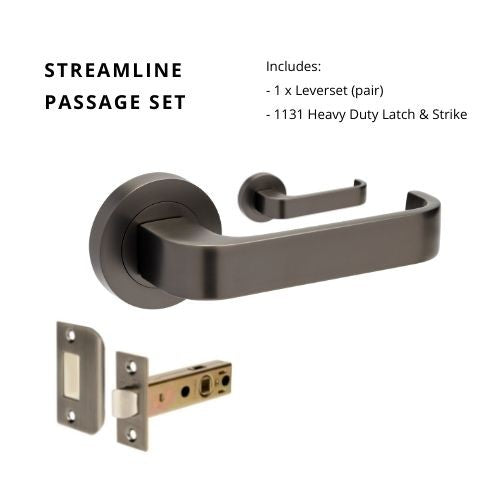 Streamline Passage Set, Includes 1131 Latch  DDA Compliant