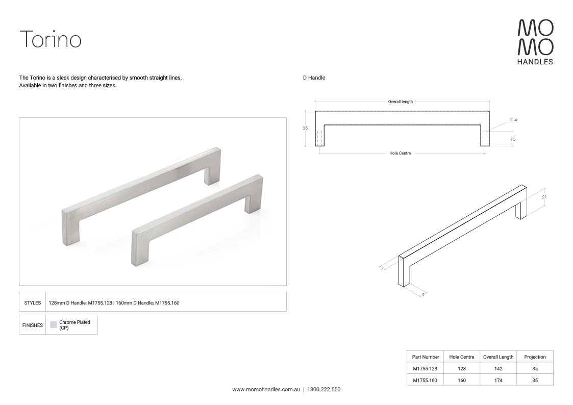 Momo Torino D Handle