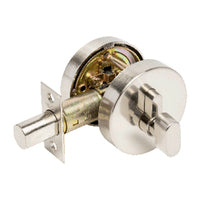 TRIAD ROUND SLIMLINE SINGLE DEADBOLT KEY/TURN BRUSHED NICKEL