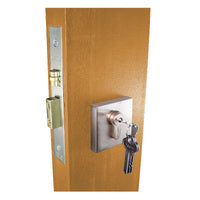 SQUARE ROLLER LOCK KIT W/ DOUBLE CYLINDER (KEY/KEY)